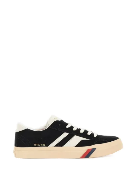 Sneakerși Pro-keds din piele de căprioară negru