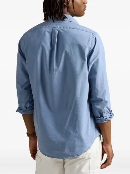 Kostkovaná dlouhá kšiltovka Polo Ralph Lauren bez rukávů modrá