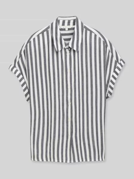 Bluzka o kroju regular fit z czystej Tom Tailor
