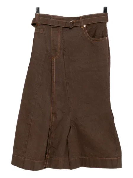 Fustă Sacai maro