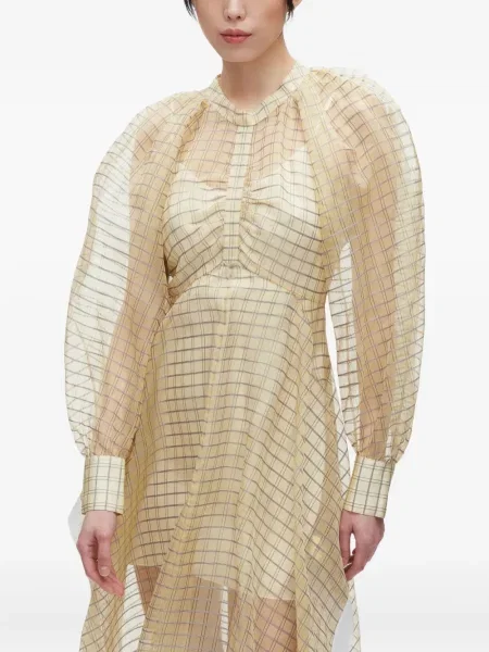 Rochie midi 3.1 Phillip Lim în carouri până la genunchi de costum