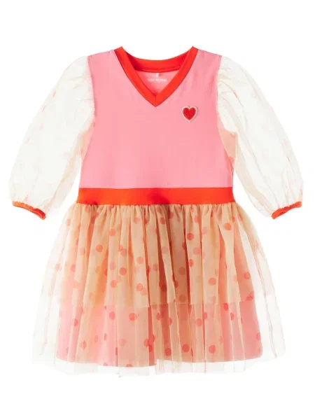 Gyerek mini ruha Mini Rodini rózsaszín
