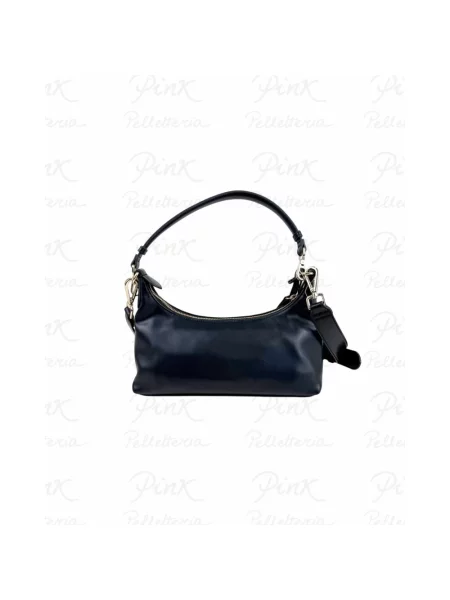 Torebka hobo Twinset skórzana czarna