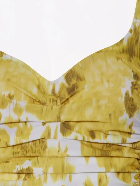 Maryan Mehlhorn Plavky S Kosticemi Soft Focus Florals žlutá/ bílá/ šedá bílé