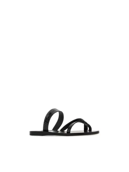Klapki Ancient Greek Sandals skórzane czarne