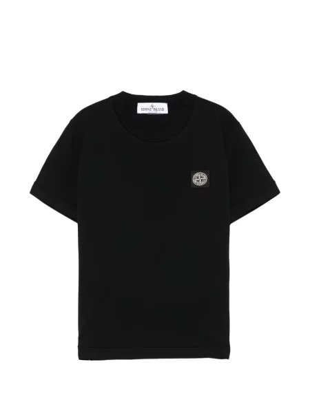 Koszulka dziecięca Stone Island czarna