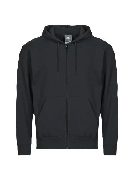 Geacă New Balance din material terry negru
