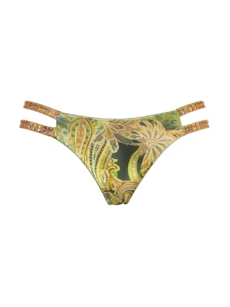 Lniane bikini Del Maar zielone