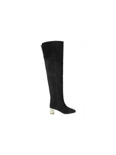 Sztyblety Kurt Geiger skórzane czarne