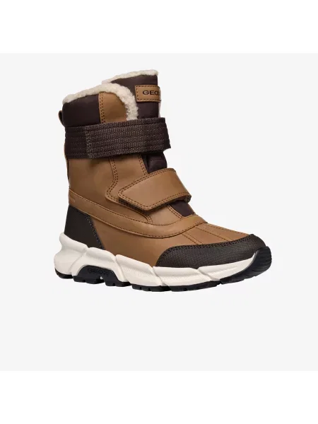 Sneakers Geox καφέ