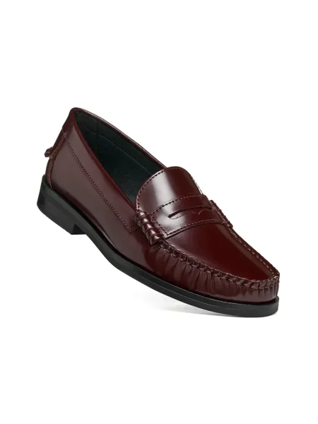 Geox loafersy skórzane D NOEMEN czerwone