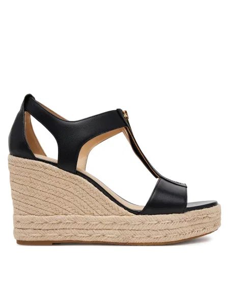Espadrile MICHAEL Michael Kors Barkley Leather črna