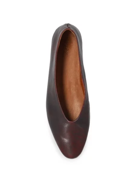 Balerini Marsell din piele maro