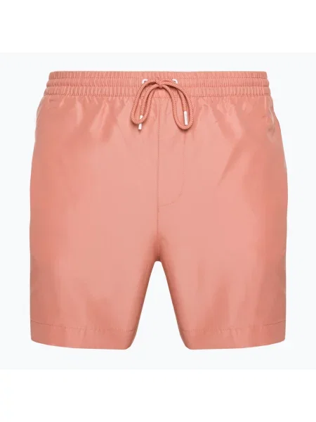 Plavecké šortky Calvin Klein Medium Drawstring růžové