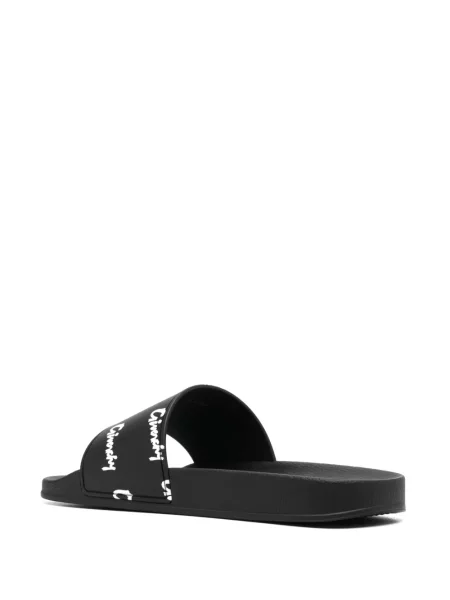 Klapki Givenchy z logo czarne