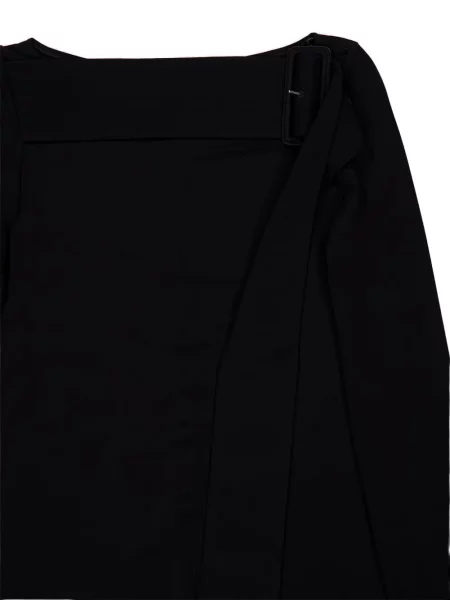 Rochie maxi Courreges lungă de costum negru