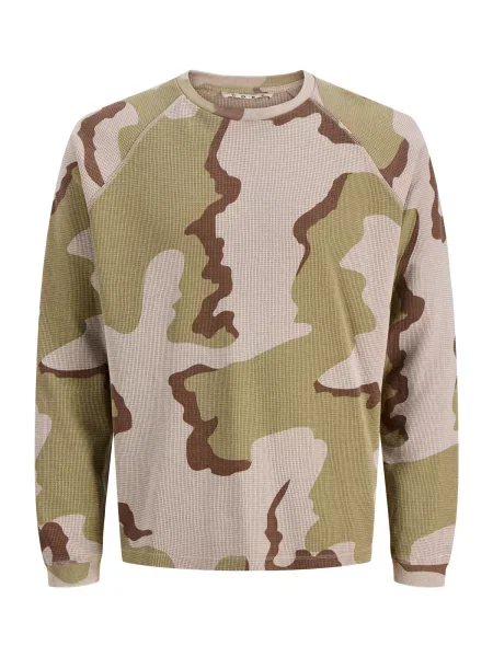 JACK & JONES Tricou JCOGRAVITY maro / taupe / kaki gri
