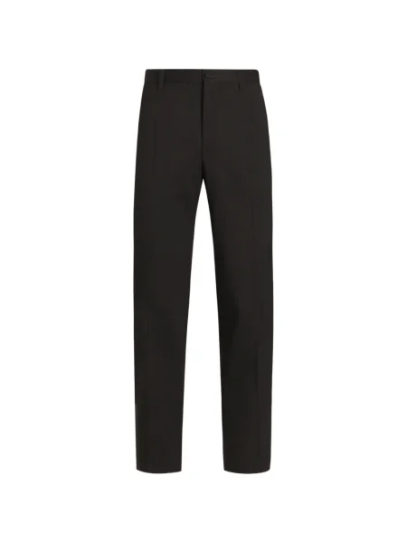 Pantaloni Dolce & Gabbana de lână negru
