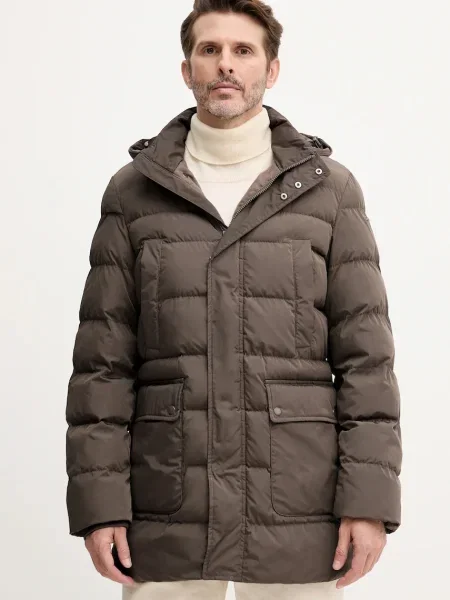 Geox geacă LEITAN de iarnă maro