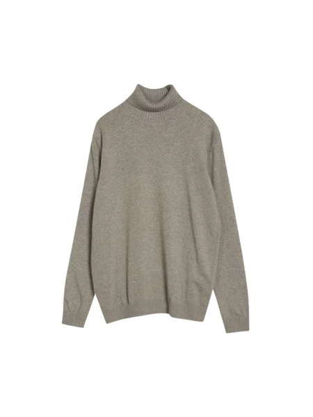 Sweter Oscar Jacobson wełniany brązowy