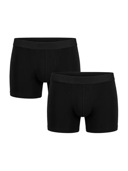 Obcisłe bokserki z paskiem z logo w zestawie 2 szt. model ‘UltraSoft’ Boss czarne