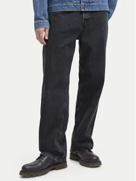 Jack&Jones Blugi Alex Baggy Fit negru
