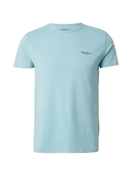 Pepe Jeans Tričko svetlomodrá modrá