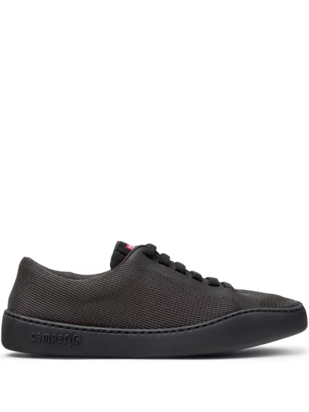 Sneakerși Camper cu șireturi din dantelă negru