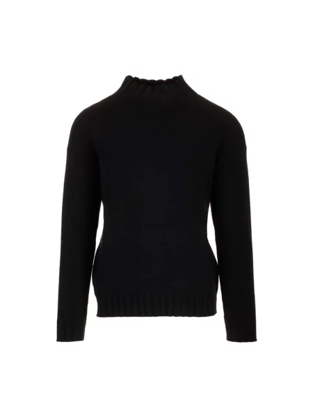 Sweter Tagliatore wełniany czarny