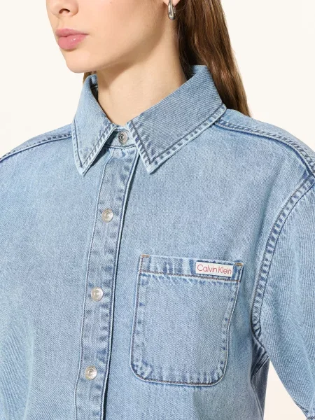 Kurtka jeansowa Calvin Klein Jeans niebieska