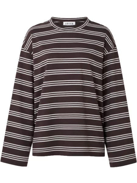 EDITED Tricou Verlee maro alb