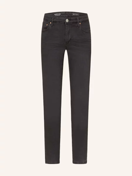 Ag Jeans Jeansy Skinny Legging Ankle schwarz czarne