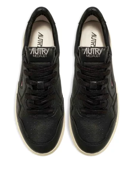 Sneakerși Autry din piele negru