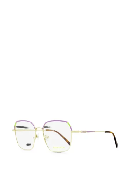 Ochelari de soare Pucci cu imprimeu geometric cu autograf