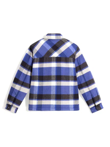 Koszula dziecięca Woolrich niebieska