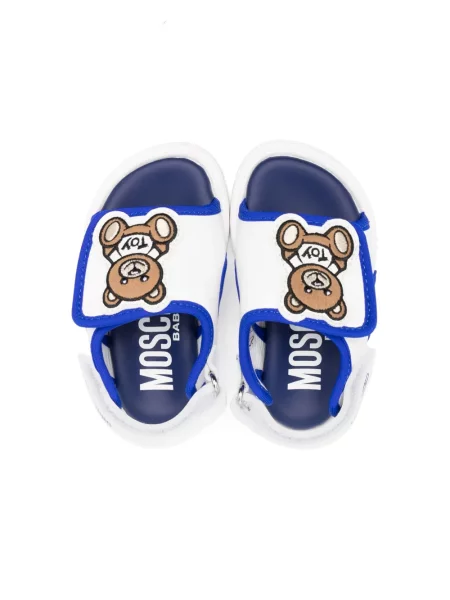 Sandały dziecięce Moschino białe