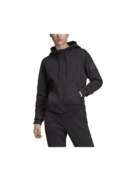 Mikina Adidas so slieňovým vzorom čierna