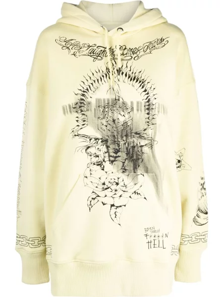 Hanorac cu glugă Givenchy galben