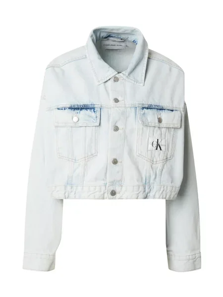 Calvin Klein Jeans Geacă de blugi Oversize albastru