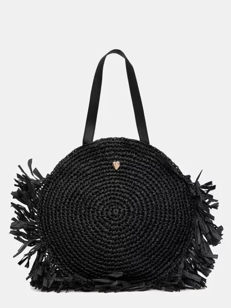 Twinset geantă de plajă negru