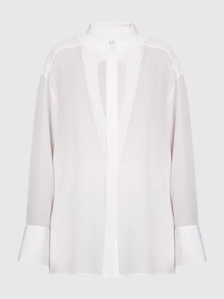 Шовкова блуза Givenchy біла