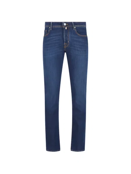 Kalhoty Jacob Cohen s 5 kapsami modré