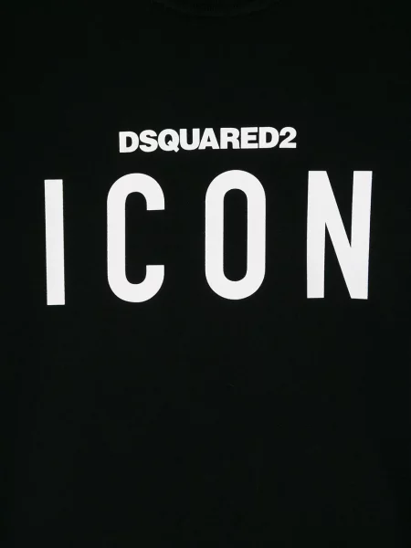 Dětské tričko Dsquared2 černé