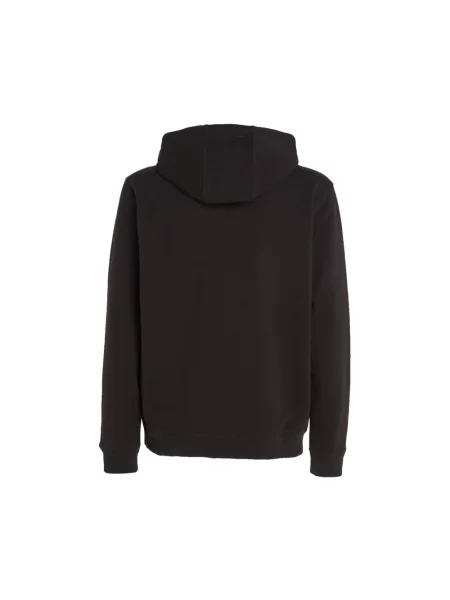 Bluza z kapturem Tommy Jeans z kapturem czarna