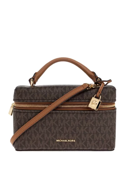 Geanta crossbody Michael Michael Kors cu autograf maro