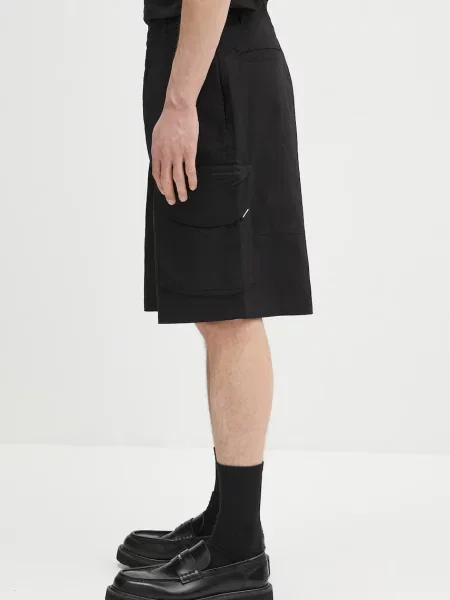 Daily Paper szorty Cotton Cargo Shorts czarny
