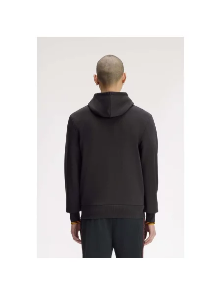 Mikina s kapucňou Fred Perry s kapucňou sivá