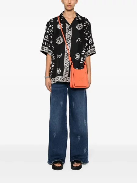 Geanta hobo Mcm portocaliu