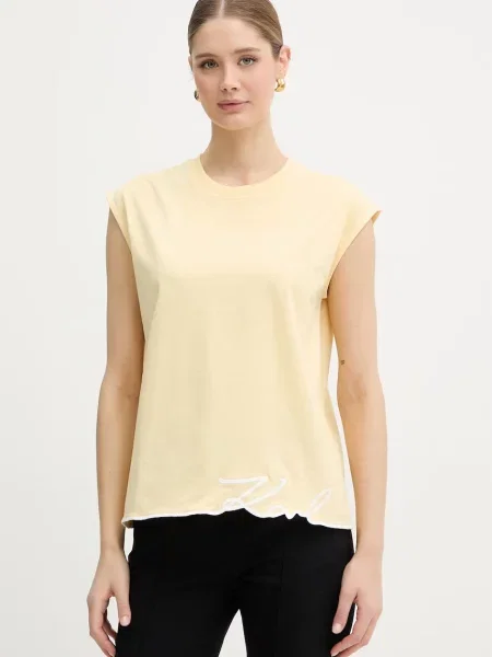 Top Karl Lagerfeld żółty