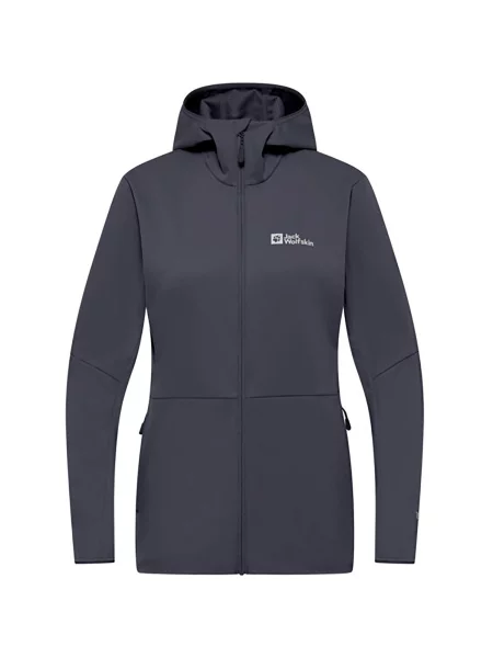 Kurtka softshell Jack Wolfskin Feldberg Hoody czarna
